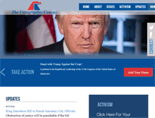 Tablet Screenshot of conservativeusa.org